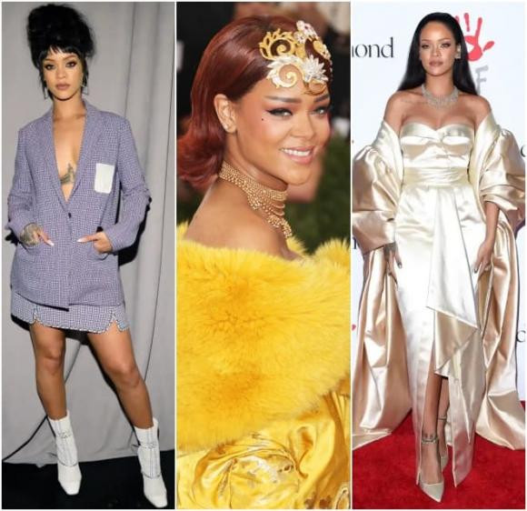 Rihanna, phong cách thời trang hoan dã của Rihanna, sao Hollywood