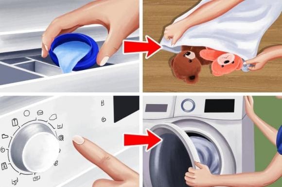 làm sạch đồ chơi, làm sạch đồ chơi trẻ em, chăm con 