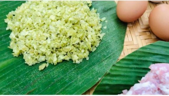 chả cốm, cách làm chả cốm, món ngon