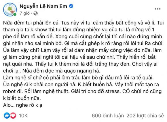 nghệ sĩ Lê Dương Bảo Lâm, hoa khôi Nam Em, sao Việt