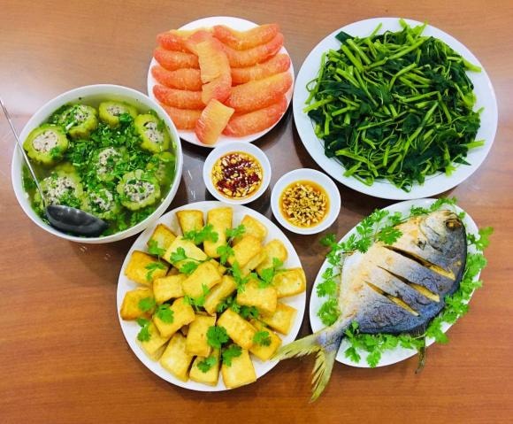 mâm cơm nhà mùa thu 10 mâm cơm, cơm nhà, mâm cơm nhà mùa thu