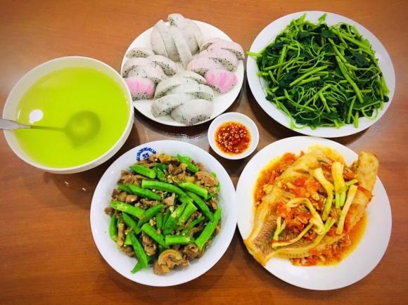 mâm cơm nhà mùa thu 3 mâm cơm, cơm nhà, mâm cơm nhà mùa thu