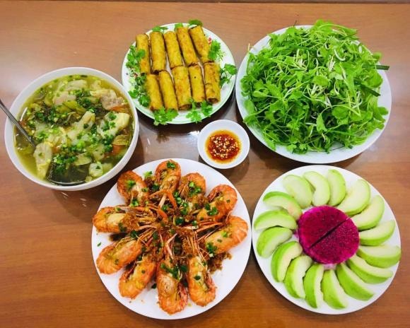 mâm cơm nhà mùa thu 4 mâm cơm, cơm nhà, mâm cơm nhà mùa thu