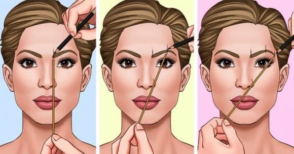 tạo dáng lông mày, tỉa lông mày, mẹo hay