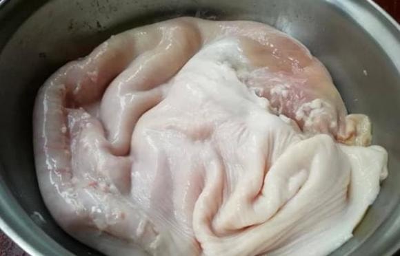 dạ dày heo, mẹo hay, làm sạch lòng heo