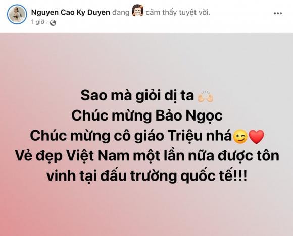 Miss Intercontinental 2022, á hậu Bảo Ngọc, sao Việt