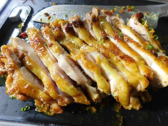 xôi xéo gà rô ti, món xôi xéo, công thức nấu xôi xéo