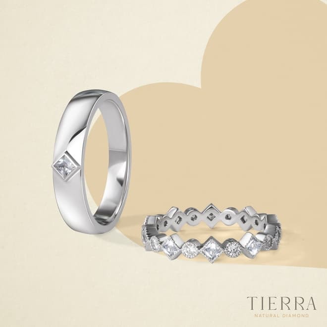 Nhẫn cưới kim cương Eternity, Nhẫn cưới, Thời trang cưới, Tierra