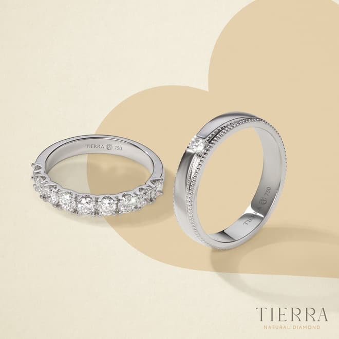 Nhẫn cưới kim cương Eternity, Nhẫn cưới, Thời trang cưới, Tierra