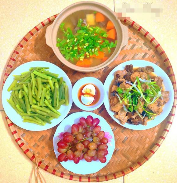 mâm cơm, mâm cơm do đàn ông nấu, món ngon 
