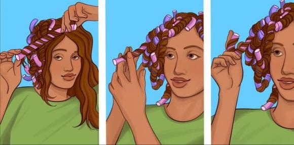 uốn tóc, uốn tóc bằng nhiệt lạnh, tóc đẹp, làm tóc xoăn