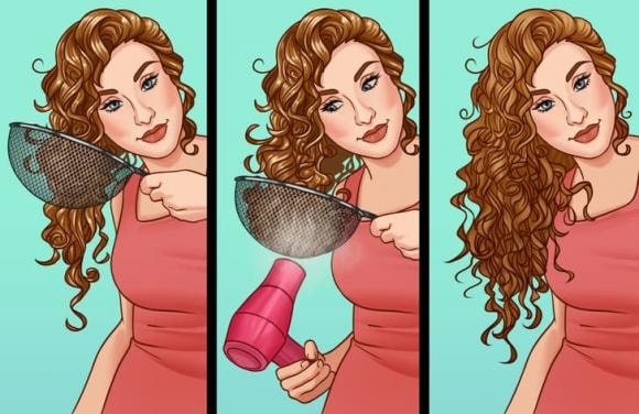 uốn tóc, uốn tóc bằng nhiệt lạnh, tóc đẹp, làm tóc xoăn