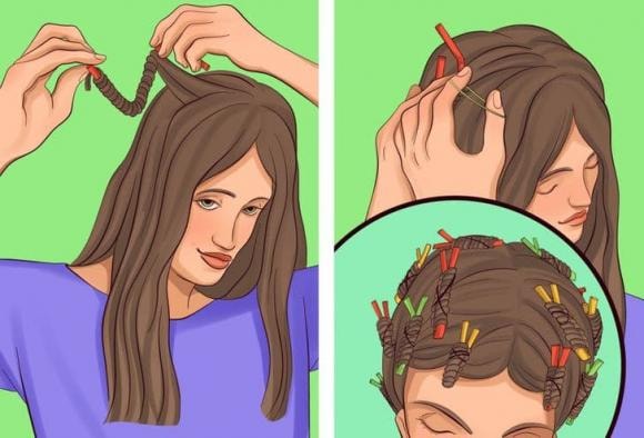 uốn tóc, uốn tóc bằng nhiệt lạnh, tóc đẹp, làm tóc xoăn