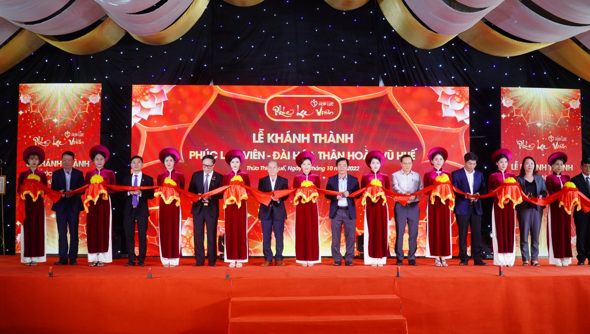 Cắt băng khánh thành công trình tâm linh hỏa táng Phúc Lạc Viên - Đài hóa thân hoàn vũ Huế