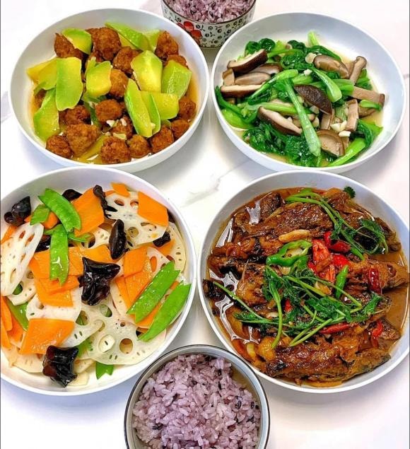 mâm cơm, mâm cơm cuối tuần, món ngon 