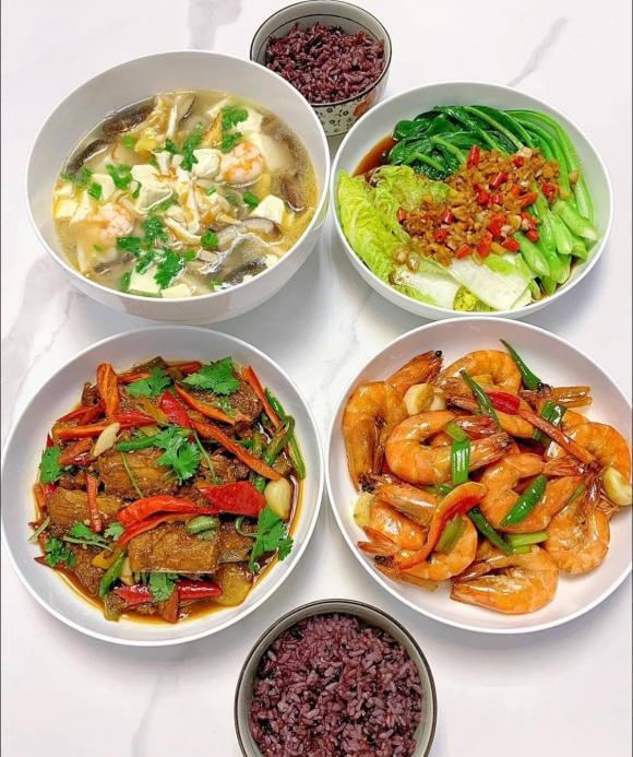 mâm cơm, mâm cơm cuối tuần, món ngon 