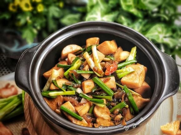 nấm đùi gà kho tiêu, món ngon từ nấm đùi gà, công thức nấm đùi gà kho tiêu