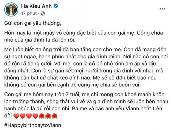 hoa hậu Hà Kiều Anh, con gái Hà Kiều Anh, sao Việt