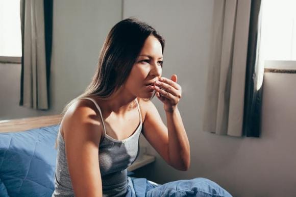 cạo lưỡi, thức dậy, răng miệng