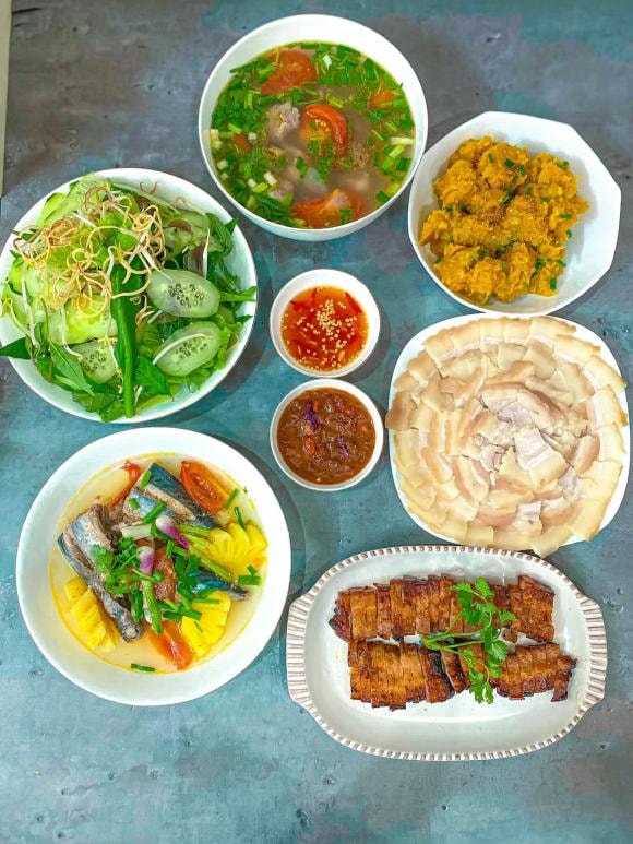mâm cơm, mâm cơm ngon, mâm cơm gia đình