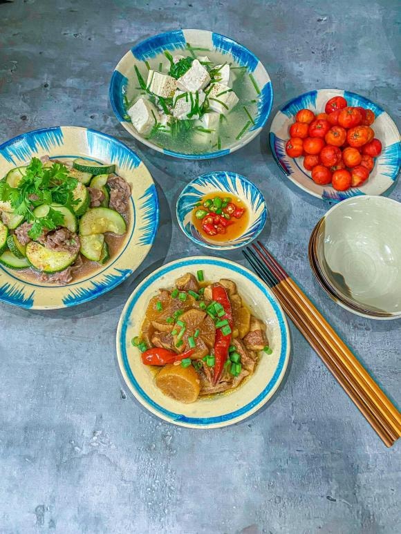 mâm cơm, mâm cơm ngon, mâm cơm gia đình