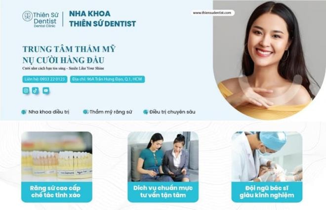 Nha khoa Thiên Sứ Dentist, Chăm sóc răng miệng, Răng sứ thẩm mỹ