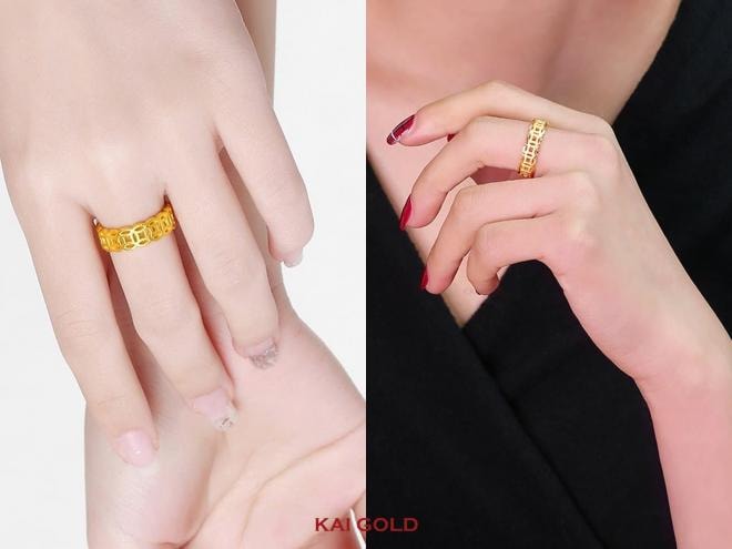 tỳ hưu vàng, nhẫn kim tiền vàng, vàng phong thủy, KAIGOLD