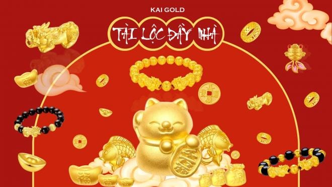 tỳ hưu vàng, nhẫn kim tiền vàng, vàng phong thủy, KAIGOLD