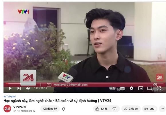 trai trẻ, trai trẻ lên VTV, giới trẻ 