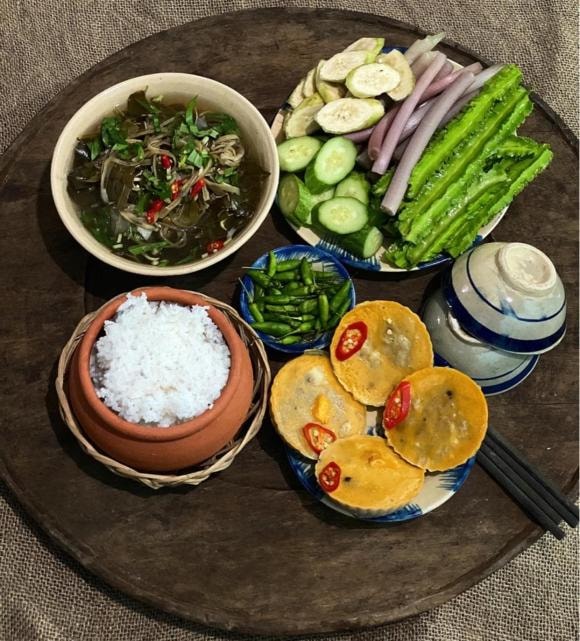 mâm cơm, mâm cơm đầu tuần, món ngon 