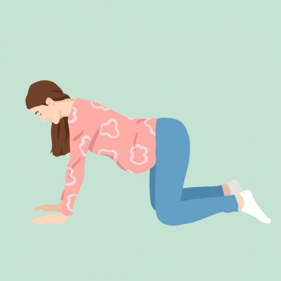 mẹ bầu, sản phụ, mẹ bầu chuyển dạ, dấu hiệu chuyển dạ, sinh nở, tư thế giúp sản phụ bớt đau khi chuyển dạ