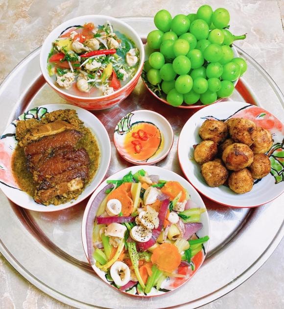 mâm cơm ngon, mâm cơm gia đình, mâm cơm