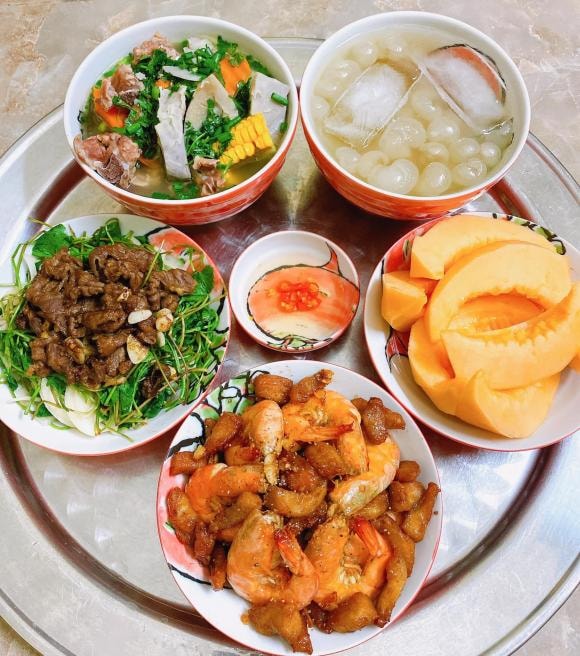 mâm cơm ngon, mâm cơm gia đình, mâm cơm