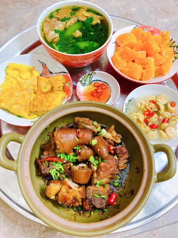 mâm cơm ngon, mâm cơm gia đình, mâm cơm