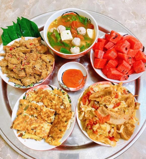 mâm cơm ngon, mâm cơm gia đình, mâm cơm