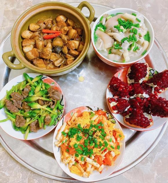 mâm cơm ngon, mâm cơm gia đình, mâm cơm