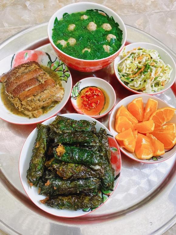 mâm cơm ngon, mâm cơm gia đình, mâm cơm