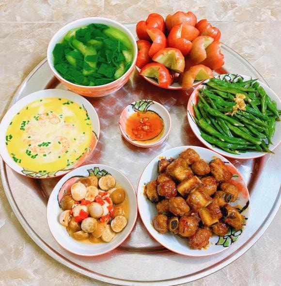 mâm cơm ngon, mâm cơm gia đình, mâm cơm