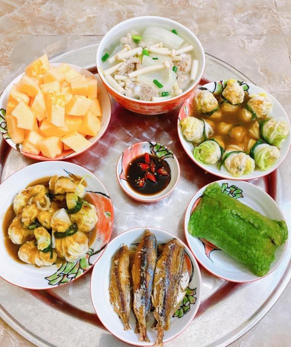 mâm cơm ngon, mâm cơm gia đình, mâm cơm