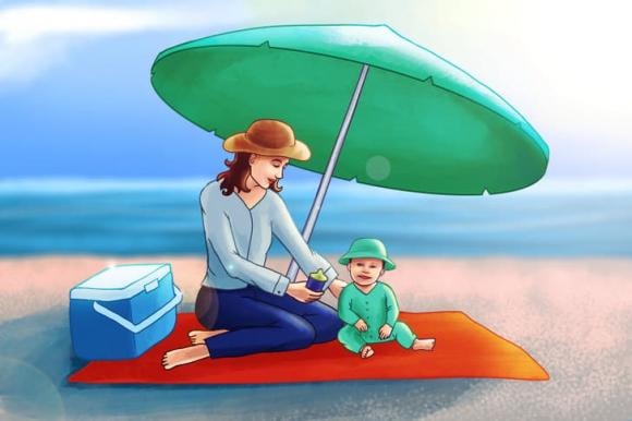 bắt nắng, đen da, nám da, ánh nắng mặt trời 