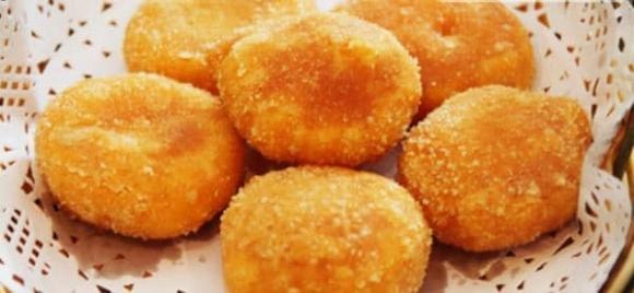 bánh bí đỏ, món ngon mỗi ngày, bánh rán ngon
