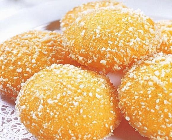 bánh bí đỏ, món ngon mỗi ngày, bánh rán ngon