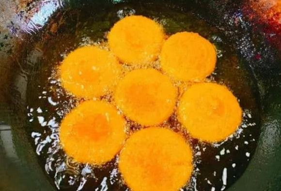 bánh bí đỏ, món ngon mỗi ngày, bánh rán ngon