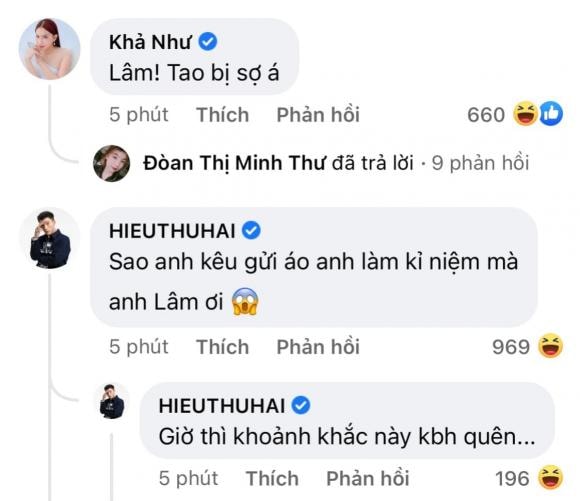 khả như, hieuthuhai, lê dương bảo lâm, sao việt 