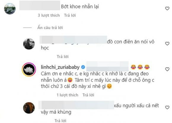 Linh Chi, sao Việt, ông Linh Chi