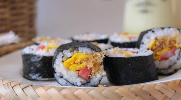 món ngon mỗi ngày, ẩm thực, kimbap cuộn