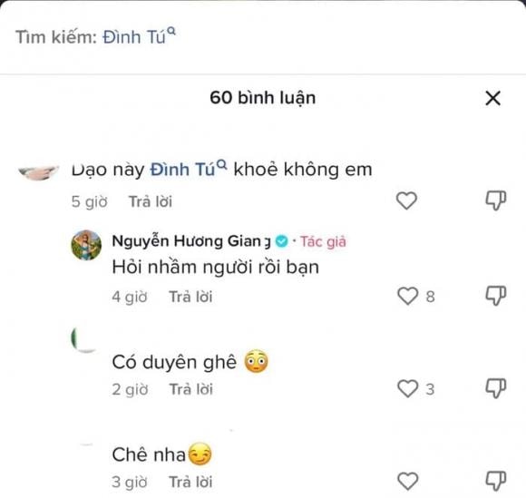 Hương Giang, sao Việt, diễn viên Hương Giang, Đình Tú