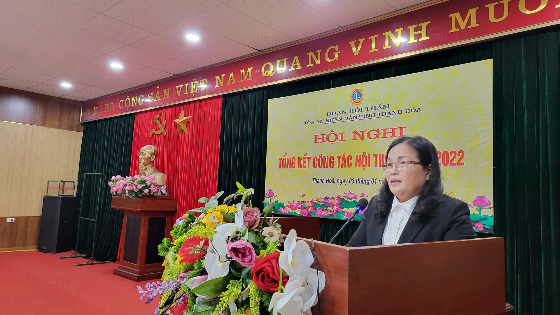 Đoàn Hội thẩm TAND tỉnh Thanh Hóa tổ chức Hội nghị triển khai nhiệm vụ năm 2023