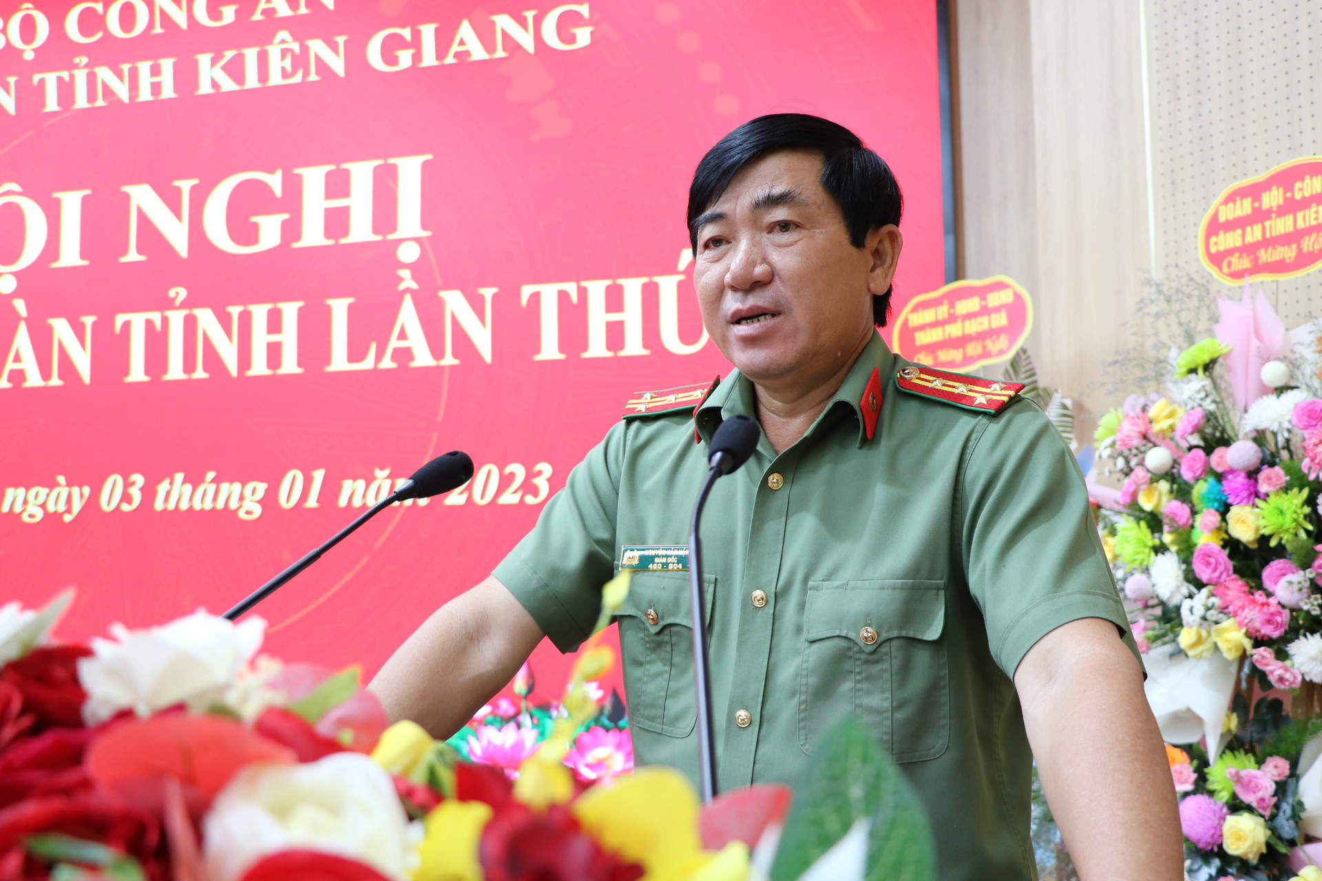 Công an tỉnh Kiên Giang quyết tâm giữ vững an ninh chính trị và trật tự an toàn xã hội 