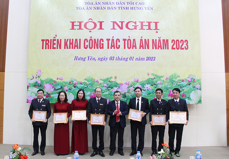 TAND hai cấp tỉnh Hưng Yên xác định 7 nhiệm vụ trọng tâm trong năm 2023